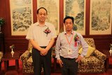 国务院国资委监事会主席 谢思忠在北京钓鱼台国宾馆接见董事长